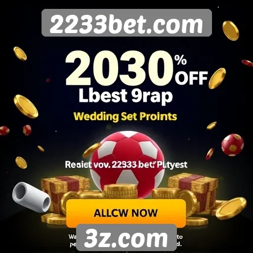 Promoções e bônus disponíveis na plataforma 2233bet.com